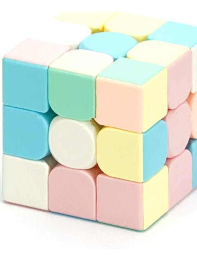Moyu Mofang JiaoShi MeiLong Macaron 3x3 Stickerless Speedcube - Image 1
